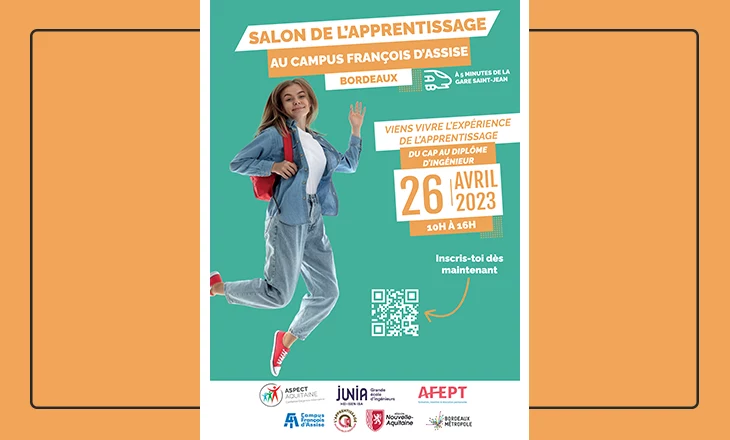 Vignette du salon de l’apprentissage 2023 du CFA Aspect Aquitaine