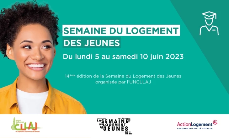 Visuel de la Semaine du Logement des Jeunes 2023
