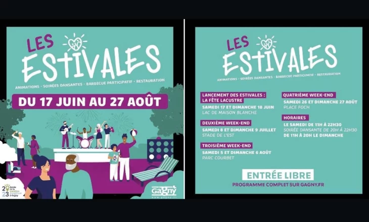 Vignette des estivales à Gagny 2023