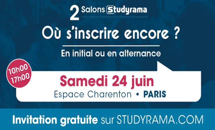 Vignette du salon Studyrama Sup’Alternance et Apprentissage 2023 à Paris