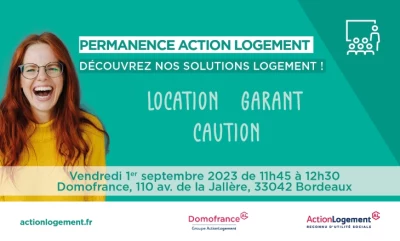 Vignette permanence Action Logement 2023 chez Domofrance Bordeaux 