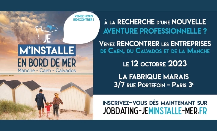 Vignette du Salon 2023 : jobdating « Je m’installe en bord de mer »