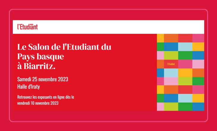 Vignette du salon de l’étudiant du Pays Basque 2023 à Biarritz (64)