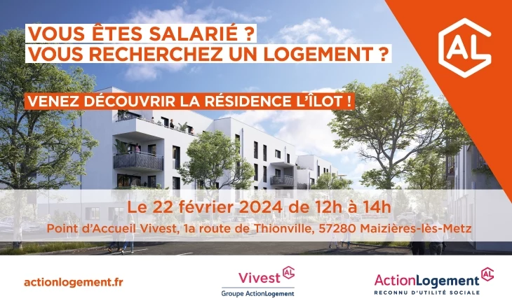 Vignette de la porte-ouverte de la résidence l'Ilot à Maizières-Lès-Metz 2024