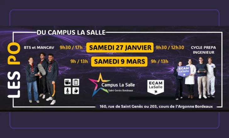 Vignette de la journée portes ouvertes 2024 au campus La Salle de Saint Genès