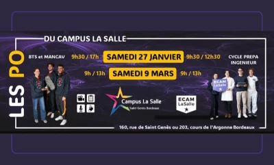 Vignette de la journée portes ouvertes 2024 au campus La Salle de Saint Genès