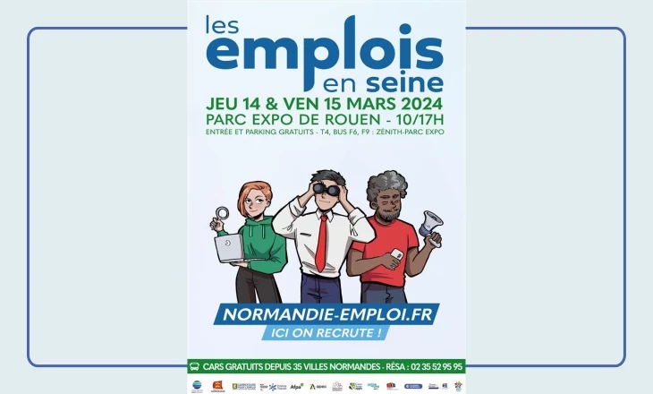 Vignette du salon  2024 « Les Emplois en Seine » à Rouen