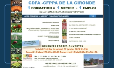 Vignette de la journée portes ouvertes 2024 au CFA Agricole de Blanquefort