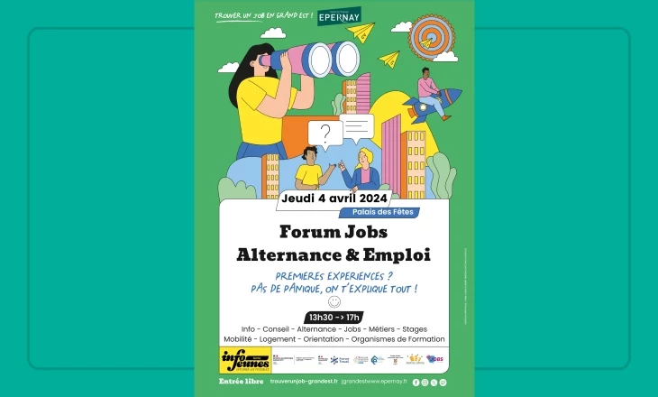 Vignette du forum Jobs Alternance et Emploi 2024 à Epernay
