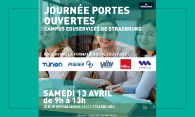 Vignette de la journée Portes Ouvertes 2024 à l’École Pigier de Strasbourg