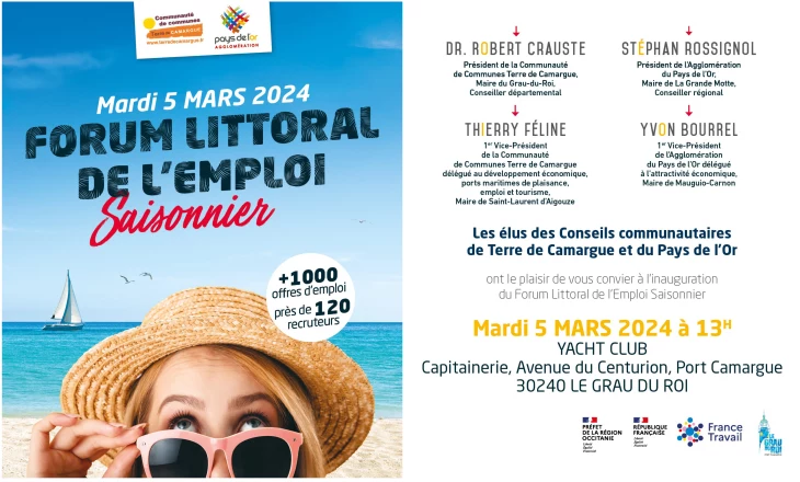 Vignette Forum littoral de l'emploi Grau du Roi 2024