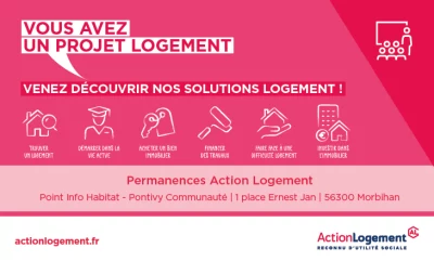 Visuelle de la permanence Action Logement à Pontivy en 2025