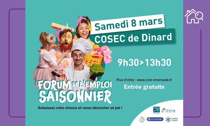 Vignette du Forum 2025 de l’emploi saisonnier à Dinard