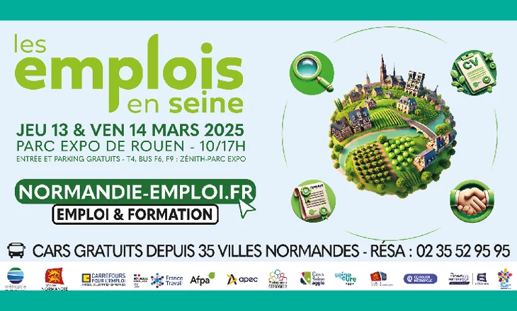 Vignette du salon 2025 « Les Emplois en Seine » à Rouen