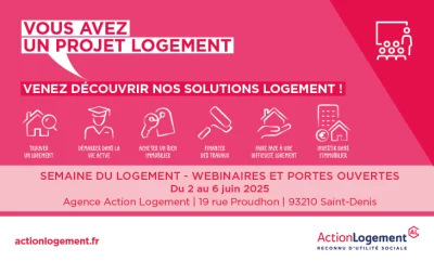 Vignette de la semaine du logement d'Action Logement à Saint-Denis 2025