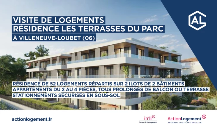 Vignette de la JPO visite de logements Résidence du Parc à Villeneuve-Loubet 2025