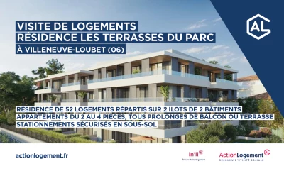 Vignette de la JPO visite de logements Résidence du Parc à Villeneuve-Loubet 2025