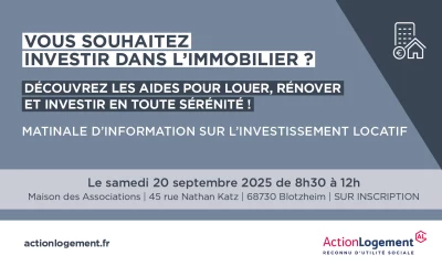 Vignette de la Matinale d'information sur l’investissement locatif Blotzheim 2025