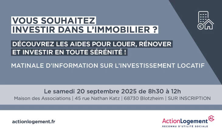 Vignette de la Matinale d'information sur l’investissement locatif Blotzheim 2025
