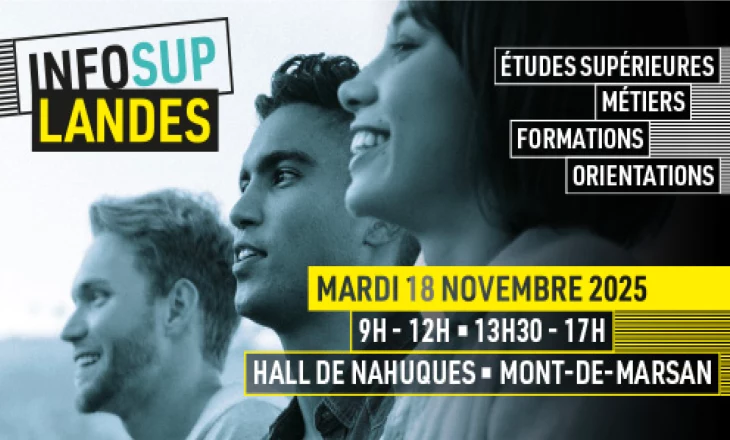 Vignette du salon Infosup Landes 2025 à Mont-de-MArsan