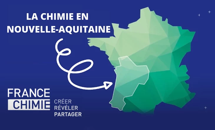 France Chimie Nouvelle-Aquitaine carte de France
